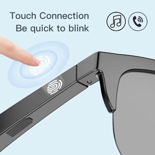 Óculos de Sol Inteligentes com Bluetooth V5.3 – Tecnologia e Estilo ao Seu Alcance